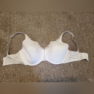Playtex Secrets Beautiful Lift Embroidered Underwire Bra Size 38DDD White 4513